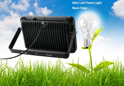 China IP65 Slim SMD Led Flood Light , 20w Rechargeable Led Floodlight with Black Shell for sale