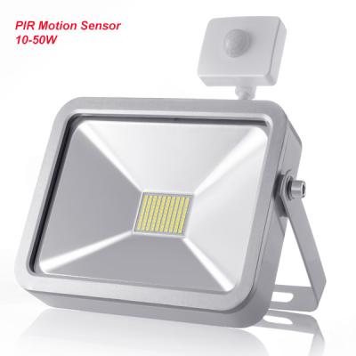 China 50 Watt Natural White Commercial Led Exterior Flood Lights With Motion Sensor for sale