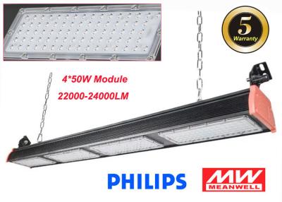 China Industrial 120lm/W LED Linear High Bay For Warehouse Lighting 200W IP66 5 Years Warranty for sale