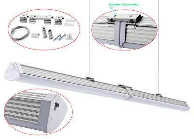 China Commercial Suspended Linear LED Pendant Light Fixtures 40W 100lm/w With 4000lm Output for sale