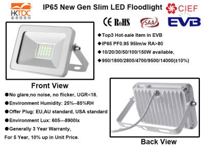 Cina IP65 dimagriscono le luci di inondazione commerciali del LED in vendita