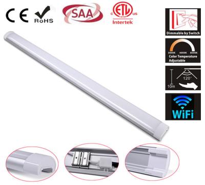 China De neutrale Witte Slanke Lineaire Tegenhanger Lichte Inrichtingen, 4ft Muur zetten Lampen op 40 Watts, Spanwijdte Met lange levensuur Te koop