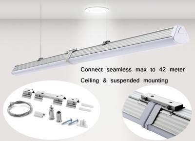 China 0-10V Dimming Linear Suspended Led Lighting 130lm / W 110lm / W 3000-6000k for sale