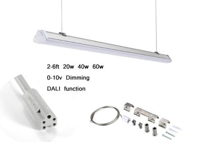 China sistemas de iluminación llevados lineares exteriores de oscurecimiento de los 2ft - de los 6ft IP42 6000K 4000LM PF 0,9 en venta