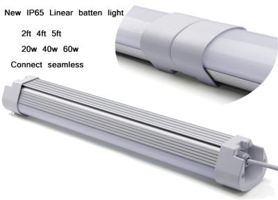 China Luz linear 5ft 6000k suspendida/do teto IP65 diodo emissor de luz que escurecem a luz de suspensão linear à venda