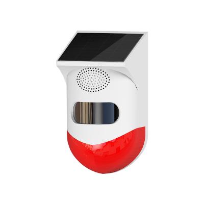 China Security Solar Outdoor Infrared Autonomous Motion Sensor Alarm Waterproof CT80D Burglar Alarm for sale