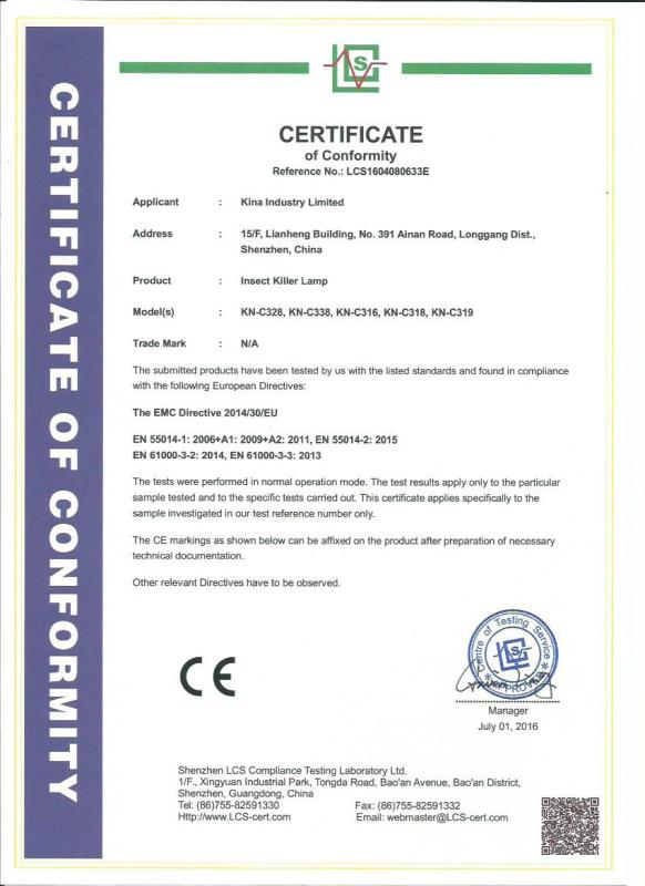 CE - Shenzhen Boyoud Industry Co., Ltd.