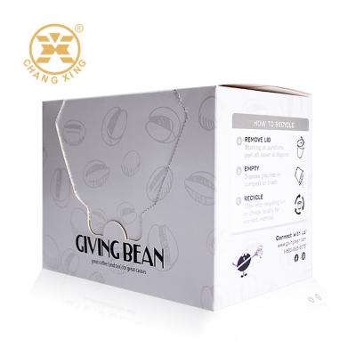 China Custom White Paper Corrugated Cardboard Packing Boxes Coffee Sachet Packaging Box for sale