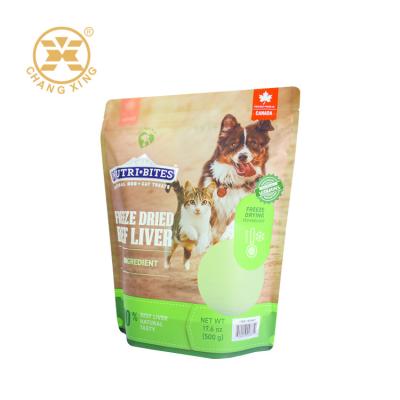 China Big Size 10kg 15kg Stong Stand Up Pet Food Bag Plastic Matt Aluminum for sale