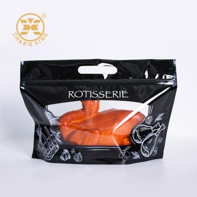 Κίνα Grease Proof Roasted Chicken Bag Hot Microwave Anti Fog Stand Up Pouch With Zipper προς πώληση