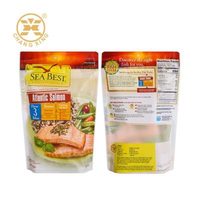 China Custom Printed Laminated Heat Sealed Stand Up Bag Food Packaging Bag For Chicken Meat for sale