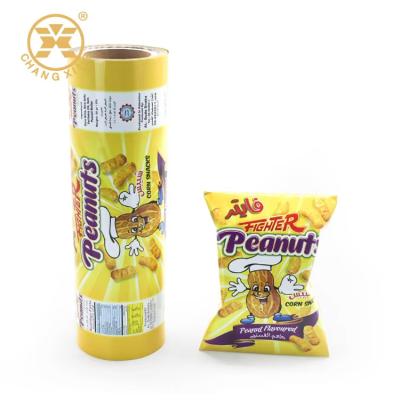 China Gelamineerde BOPP / VMCPP verpakkingsfilm voedselkwaliteit Warmteverzegelingsfilm Puffing Food Roll Film Food Packaging Bag Te koop