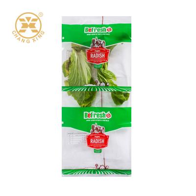 China PET/CPP Composite Fresh Vegetable Packaging Bags Bopp Fruit Plastic Bags with Custom Logo for sale