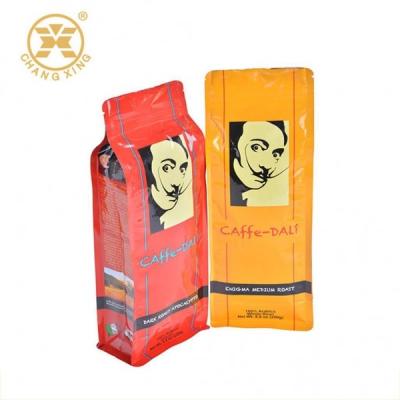 Chine Sacs de empaquetage imprimés en aluminium de café avec le sac de Bean Side Gusset Coffee Packaging de rôti de marque de distributeur de valve et de fermeture éclair à vendre