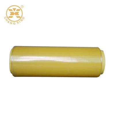 China Box Hand Bopp 500mm Stretch Film Raw Material Plain Plastic Wrap Roll For Packing for sale