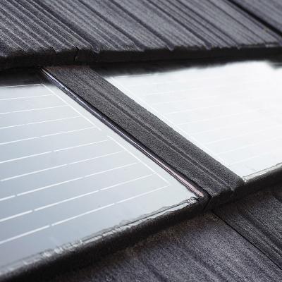 China China Factory Price Silicon BIPV Monocrystalline Waterproof Brackets Hang Solar Bracket For Tile Roof Solar Panels Like Solar Roof Tiles PV Roof Tiles for sale