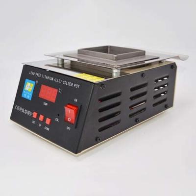 China High Efficient Titanium Lead Free Solder Pot Industrial Solder Pot Soldering Bath for sale