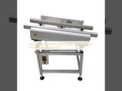 Variable Speed Transfer Wave Solder Infeed Conveyor Parallel Width Adjustment