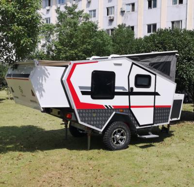 China Travel Trailer Build Your Own Campervan Offroad Caravan Camping Vacation RV Towed Trailer for sale