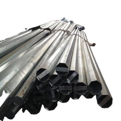 China 13.8KV 69kv Power Distribution Line Hot Dip Galvanized NEA Standard 30FT Octagonal Electrical Steel Service Poles for sale