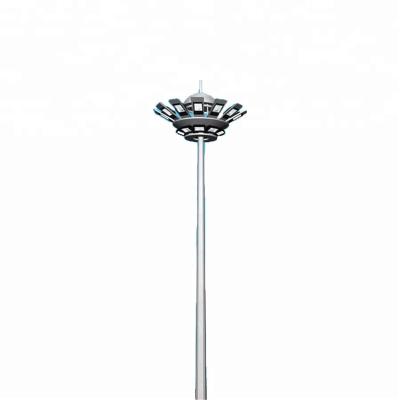 China Square 15m 20m 25m 30m 35m 40m Led High Mast Lighting Pole With Rasing And Lowering System for sale