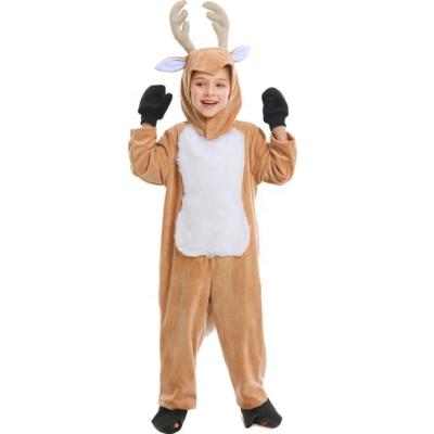 China Elk Animal Children Christmas Polyester Children's Day Play Costume for sale