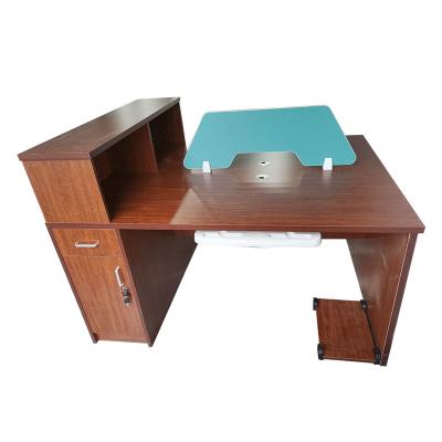 China Custom Modern Modular Office Desk Workstation Staff Computer Table for sale