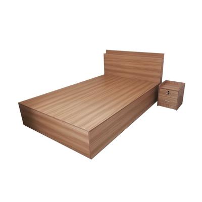 China Modern High Quality Wooden Single Bed Bedrooms Elegant Wooden Bedroom for sale