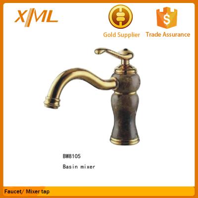 China CLASSIC Classic Taps Single Handle Antique Bathroom Basin Faucet /Brass Mixer /Tap for sale