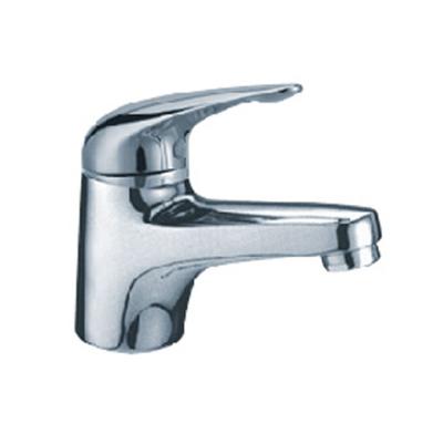 China Contemporary Basin Taps Best Single Lever Basin Mixer Brass Material for sale