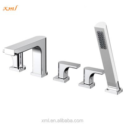 China Full Electric Faucets Multifunctional Brass Bathtub Faucet for sale