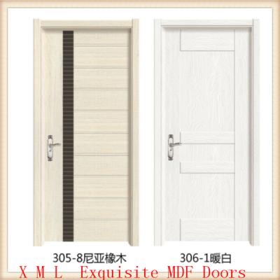 China 2015 New Design Hotel Room Melamine Swing Interior Door For for sale