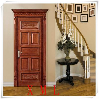 China Hot sale swing design hand carving solid wood door made in china 5006 for sale