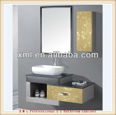 China Hot Sale 8001 Stainless Bathroom Sink Cabinet CLASSIC for sale