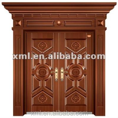 China Luxury Swing Design Entry Security Door For Villa for sale