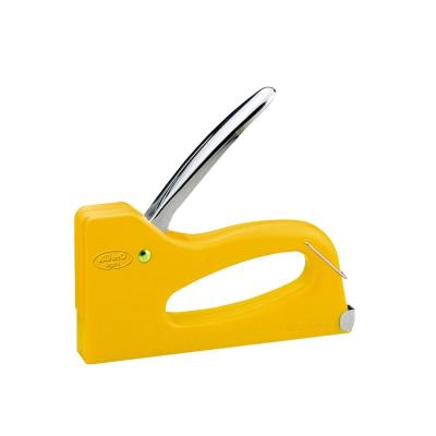 China KW-Trio Yellow Clip Window 18502 Light Duty Plastic Manual Tacker For Billboards And DIY Crafts for sale