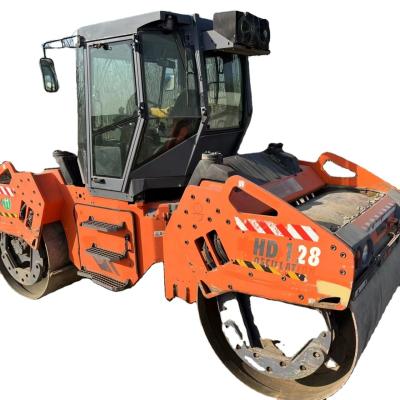 China 38 Static Linear Pressure Strong Energy Used Road Roller HM HD128 for Construction Works for sale