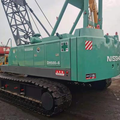 China 50 ton HITAC KOBEL NISSHA Kh180 p h7050 DH500-6 kruipkraan met Isuzu motor 2010 Jaar Te koop