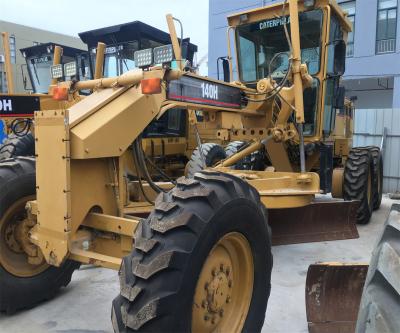 China 14000 KG Used Motor Grader 140H 140G 140K with 3000 Working Hours for sale