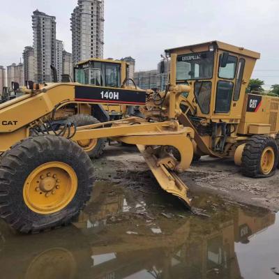 China Yangdong motor gebruikt CAT 140H 140G Motor Grader 20000 KG voor uw bouwbehoeften Te koop