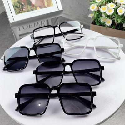 China TAC Hot Sale Designer Custom Sunglasses Women Shape Square Rimless Sun Glasses for sale