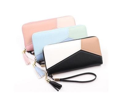 China Fashion High Capacity PU Manufacturer Women Zipper Purse Luxury Durable Leather Wallet Waterproof for sale