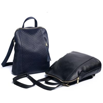 China Wholesale Waterproof PU Design Backpack Leather School Bags Backpacks For Women Handbags for sale