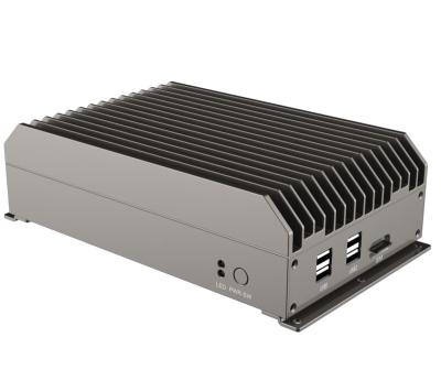 China Jetson XavierAGX aluminum core module recessed fanless IPC for edge computing, expandable industrial computer for sale