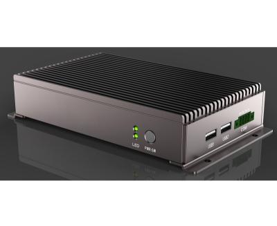 China Jetson NX 16GB aluminum core module recessed fanless IPC for edge computing, industrial PD power supply computer for sale