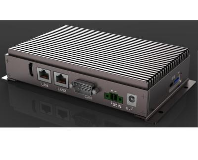 China Jetson TX2 NX aluminum core module recessed fanless IPC for edge computing, industrial super computer for sale