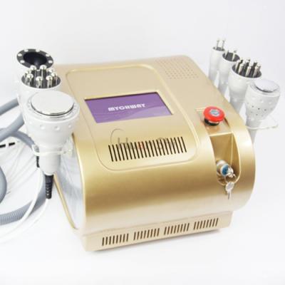 China Weight Loss New Product 2021 Popular 6 In 1 Ultrasonic RF 80k Cavitation Fat Slimming Machine for sale