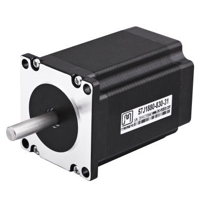 China NEMA 23 Stepper Motor 3.0A 2.0Nm/8-Leads Single Pole CNC Router 57J1880-830 for sale