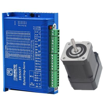 China 42mm Full Closed Loop High Power Low Noise Hybrid Stage Servo Motor And Driver 2HSS57+42J1848EC-1000 for sale