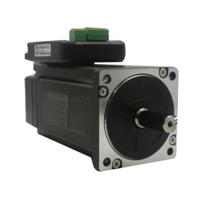 China JMC iHSS86-80-100 High Torque Integrated 9.5Nm 60VDC 2000rpm 14*38MM Hybrid Stepper Motor for sale